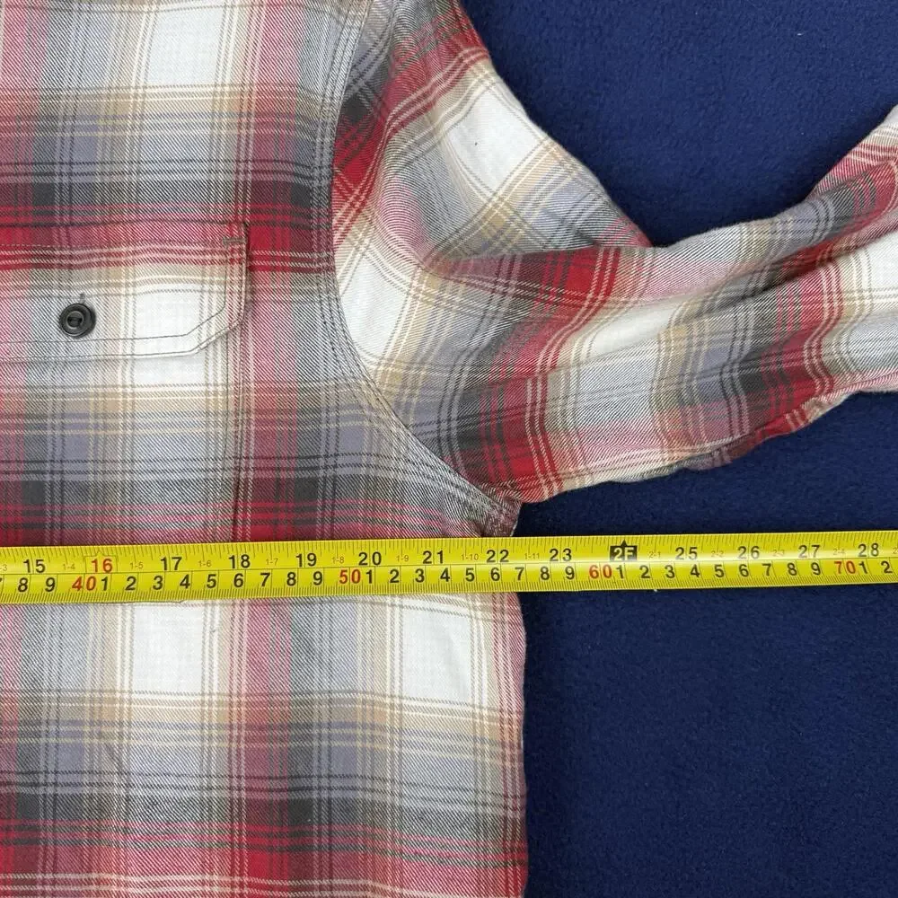 Roots Plaid Zip Hoodie Jacket Men Sz L Flannel Shirt Canada Cabincore Heritage - Picture 4 of 9